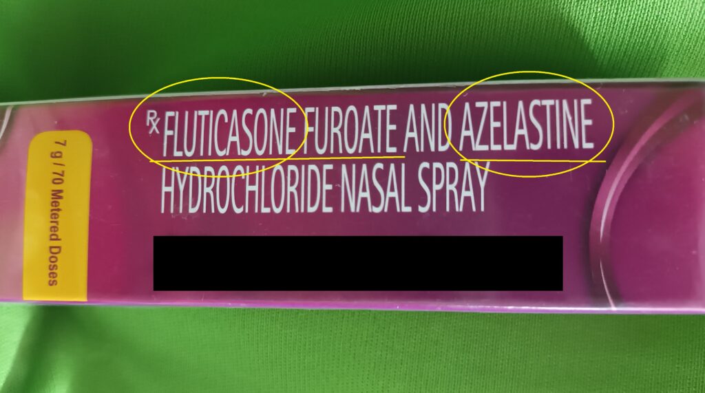 Fluticasone furoate and AZELASTINE